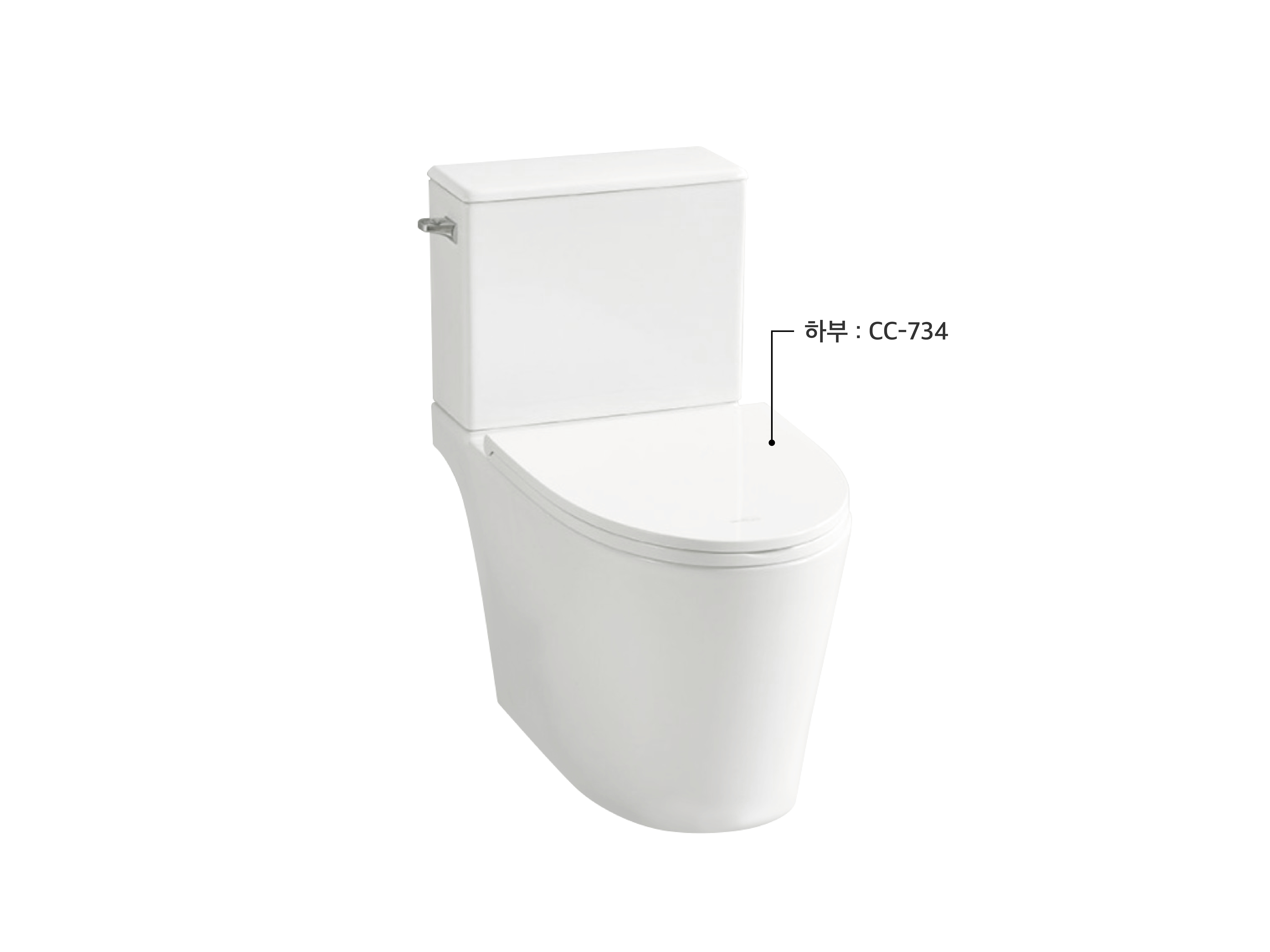SCC 대림 CC-734 투피스하부(CT-734물탱크세트)