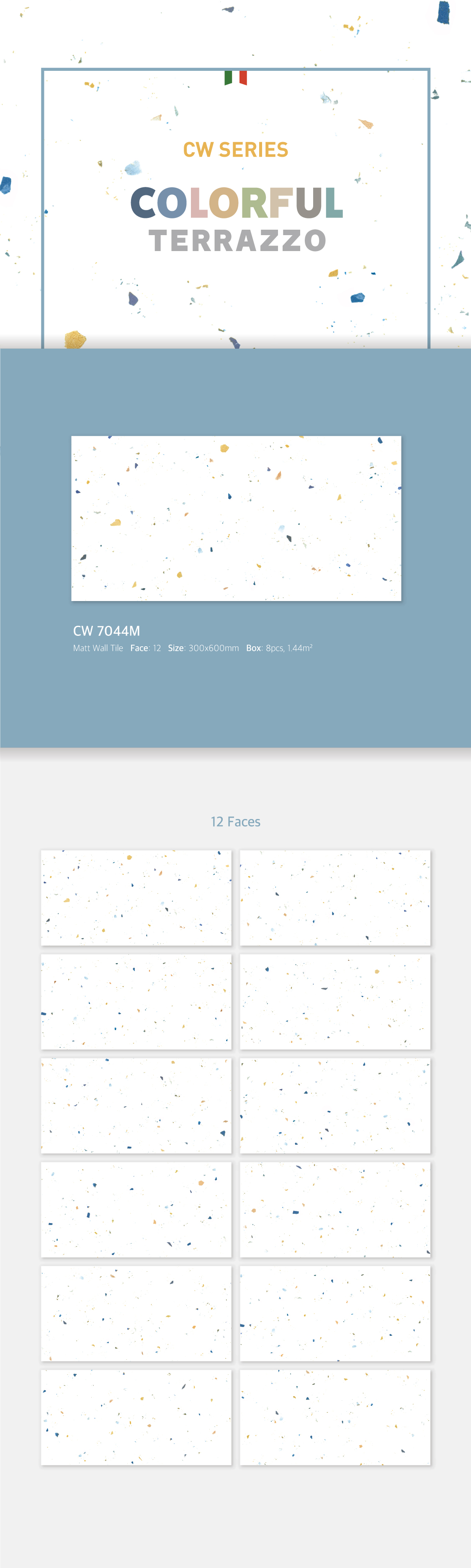 CW 테라조 시리즈 _ 300x600MM 시공이미지 1
